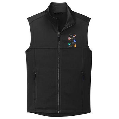 Butterfly Faith Hope Love Believe Dream Collective Smooth Fleece Vest