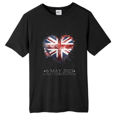 british flag heart King's Coronation. Union Jack Charles Tall Fusion ChromaSoft Performance T-Shirt