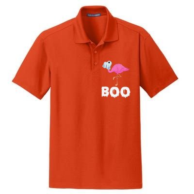 Boo Falmingo Halloween Boo Spooky Costume Halloween Dry Zone Grid Polo