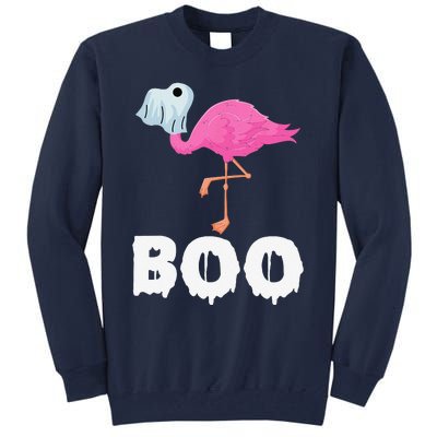 Boo Falmingo Halloween Boo Spooky Costume Halloween Tall Sweatshirt