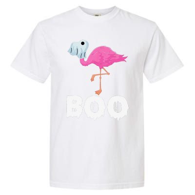 Boo Falmingo Halloween Boo Spooky Costume Halloween Garment-Dyed Heavyweight T-Shirt