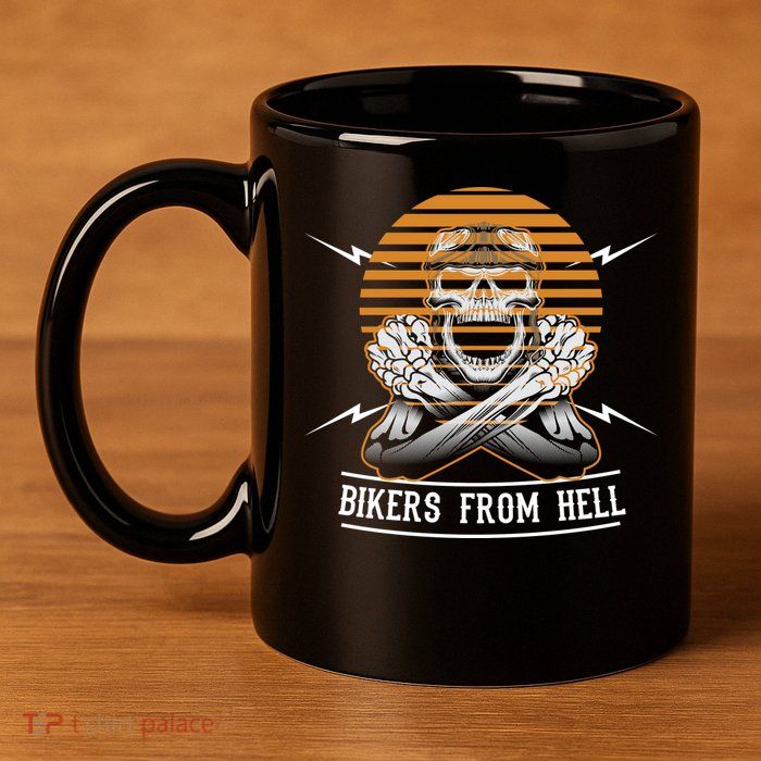 Bikers From Hell 11oz C Handle Ceramic Mug