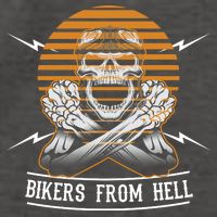 Bikers From Hell Vector Backpack