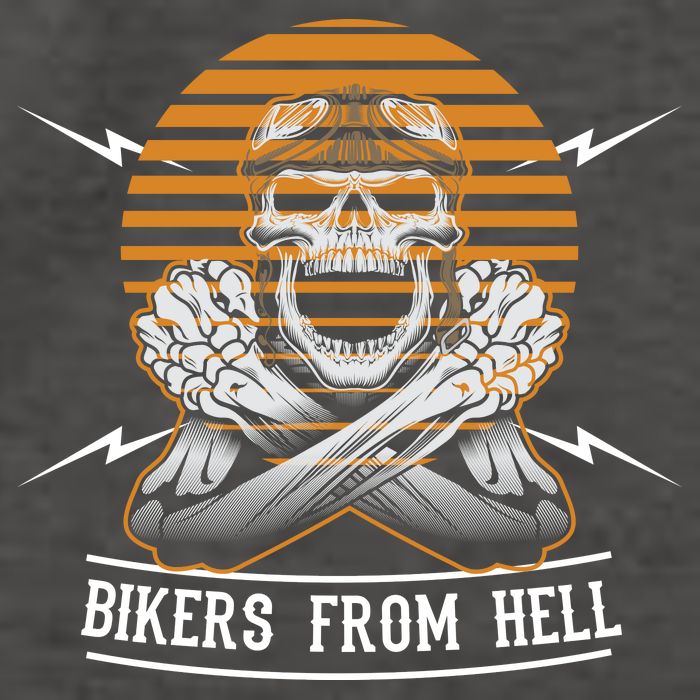 Bikers From Hell Vector Backpack