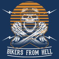 Bikers From Hell 7-Panel Snapback Hat