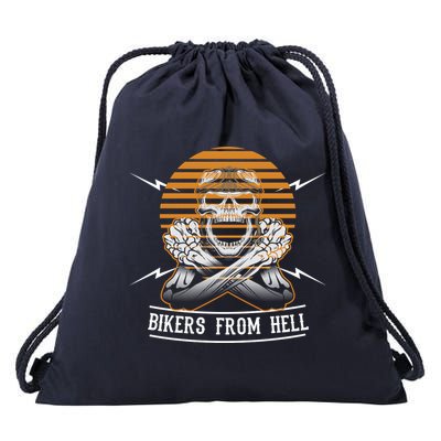 Bikers From Hell Drawstring Bag