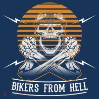 Bikers From Hell Cooling Performance Long Sleeve Crew