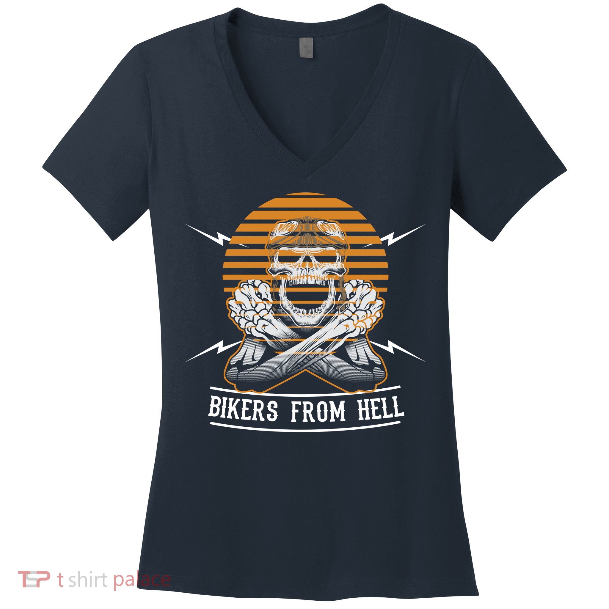 Bikers From Hell Women's V-Neck T-Shirt