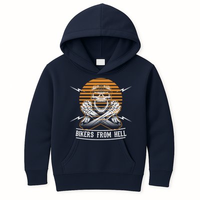 Bikers From Hell Kids Hoodie