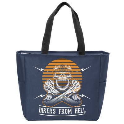 Bikers From Hell Zip Tote Bag