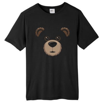 Bear Face Halloween Costume Brown Bear Animal Tall Fusion ChromaSoft Performance T-Shirt