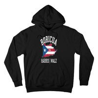 Boricua For Harris Walz 2024 Puerto Ricans For Harris 2024 Hoodie