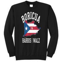 Boricua For Harris Walz 2024 Puerto Ricans For Harris 2024 Sweatshirt