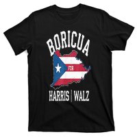 Boricua For Harris Walz 2024 Puerto Ricans For Harris 2024 T-Shirt