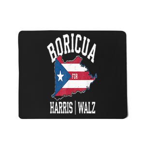 Boricua For Harris Walz 2024 Puerto Ricans For Harris 2024 Mousepad