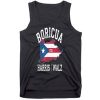 Boricua For Harris Walz 2024 Puerto Ricans For Harris 2024 Tank Top