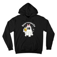 Booracha Funny Halloween Ghost Beer Design Borracha Hoodie