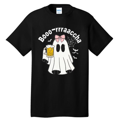 Booracha Funny Halloween Ghost Beer Design Borracha Tall T-Shirt