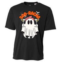 Booracha Funny Halloween Ghost Drinking Margarita Boo Racha Cooling Performance Crew T-Shirt