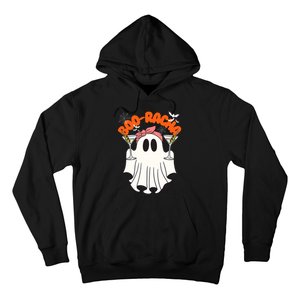 Booracha Funny Halloween Ghost Drinking Margarita Boo Racha Hoodie