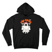 Booracha Funny Halloween Ghost Drinking Margarita Boo Racha Tall Hoodie