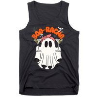 Booracha Funny Halloween Ghost Drinking Margarita Boo Racha Tank Top