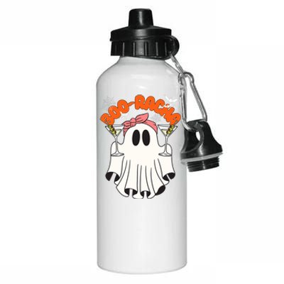 Booracha Funny Halloween Ghost Drinking Margarita Boo Racha Aluminum Water Bottle