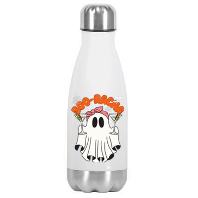 Booracha Funny Halloween Ghost Drinking Margarita Boo Racha Stainless Steel Insulated Water Bottle