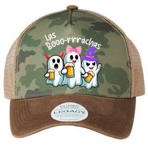 Boorachas Funny Halloween Ghost Drinking Margarita Boo Racha Legacy Tie Dye Trucker Hat