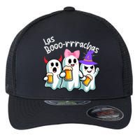 Boorachas Funny Halloween Ghost Drinking Margarita Boo Racha Flexfit Unipanel Trucker Cap