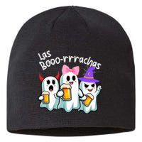 Boorachas Funny Halloween Ghost Drinking Margarita Boo Racha Sustainable Beanie