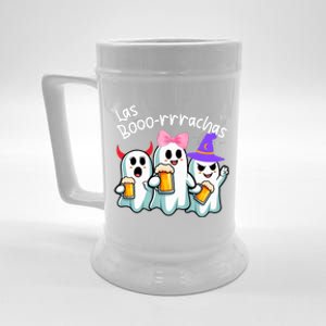 Boorachas Funny Halloween Ghost Drinking Margarita Boo Racha Beer Stein