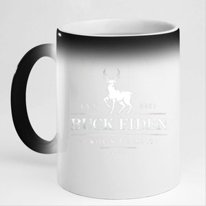 Buck Fiden I Will Not Comply Deer 11oz Black Color Changing Mug