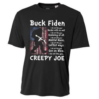 Buck Fiden I Do Not Like Your Border With No Wall Cooling Performance Crew T-Shirt