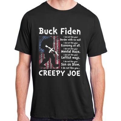 Buck Fiden I Do Not Like Your Border With No Wall Adult ChromaSoft Performance T-Shirt