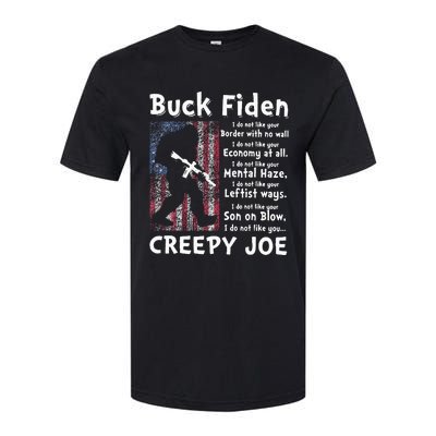 Buck Fiden I Do Not Like Your Border With No Wall Softstyle® CVC T-Shirt