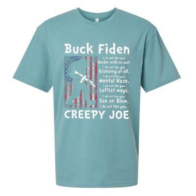 Buck Fiden I Do Not Like Your Border With No Wall Sueded Cloud Jersey T-Shirt