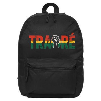 Burkina Faso Ibrahim Traore 16 in Basic Backpack