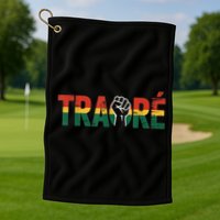 Burkina Faso Ibrahim Traore Golf Towel
