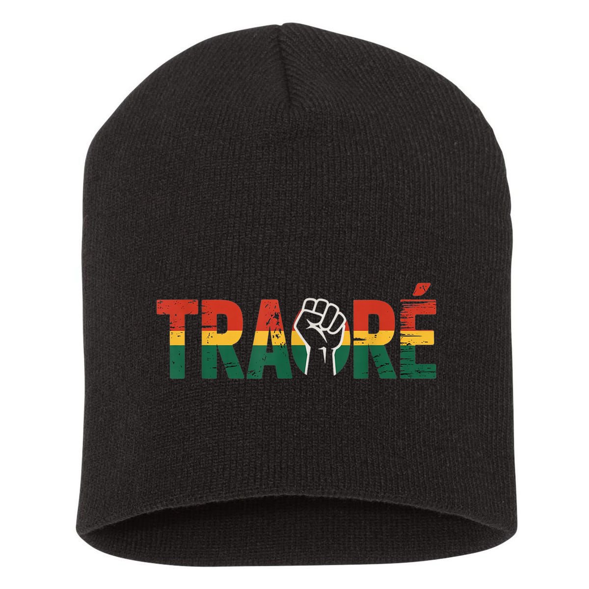 Burkina Faso Ibrahim Traore Short Acrylic Beanie