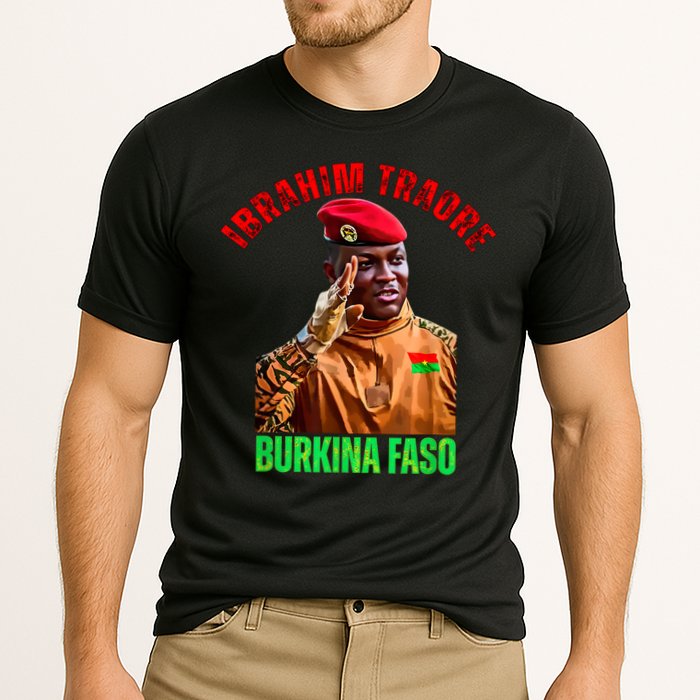 Burkina Faso- Ibrahim Traoré Thomas Sankara Cooling Performance Crew T-Shirt