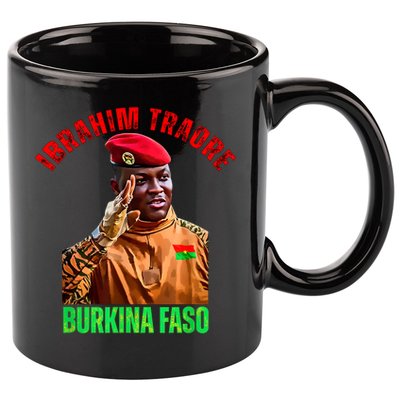 Burkina Faso- Ibrahim Traoré Thomas Sankara 11oz C Handle Ceramic Mug