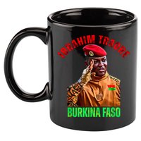 Burkina Faso- Ibrahim Traoré Thomas Sankara 11oz C Handle Ceramic Mug