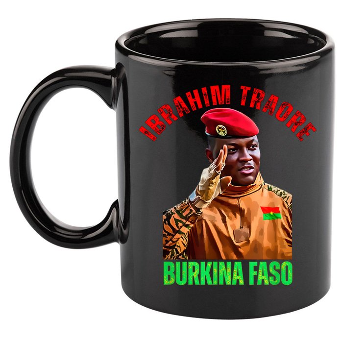 Burkina Faso- Ibrahim Traoré Thomas Sankara 11oz C Handle Ceramic Mug