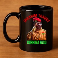 Burkina Faso- Ibrahim Traoré Thomas Sankara 11oz C Handle Ceramic Mug