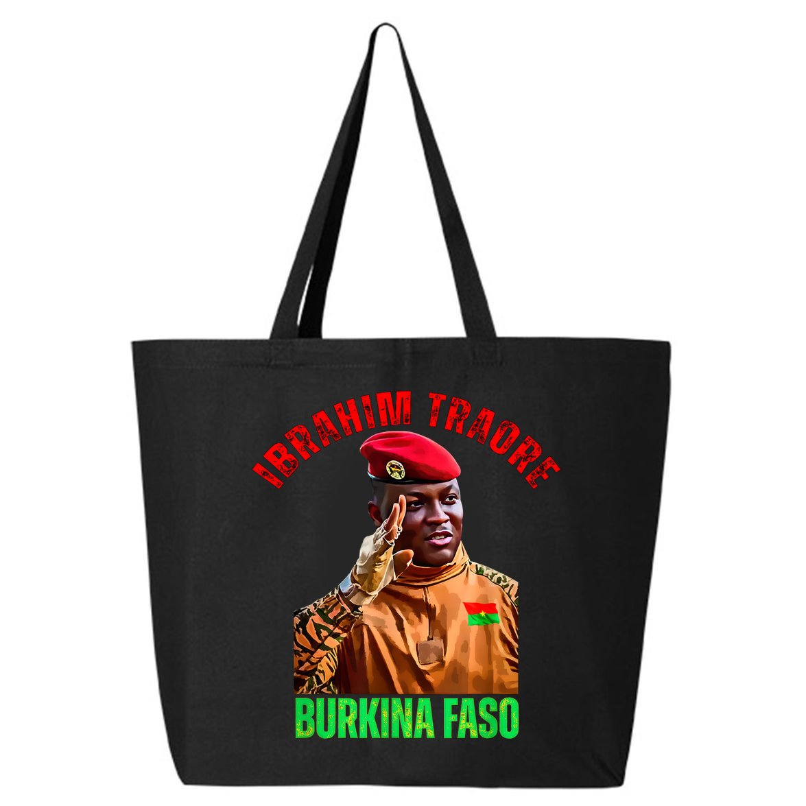 Burkina Faso- Ibrahim Traoré Thomas Sankara 25L Jumbo Tote