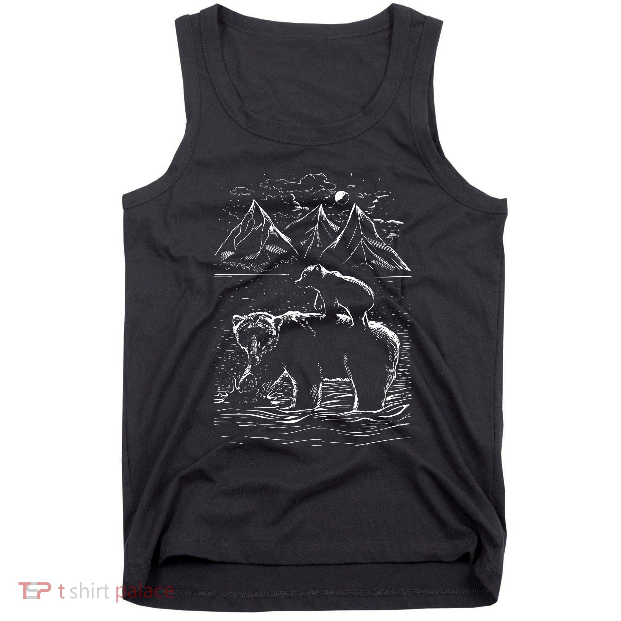 Bear Family In The Wild Tank Top