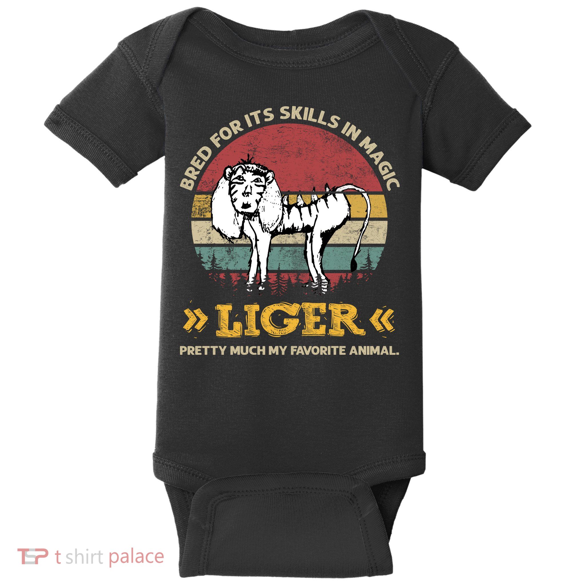 Bred For It's Skills In Magic Liger Pretty Much My Favorite Animal Vintage Baby Bodysuit