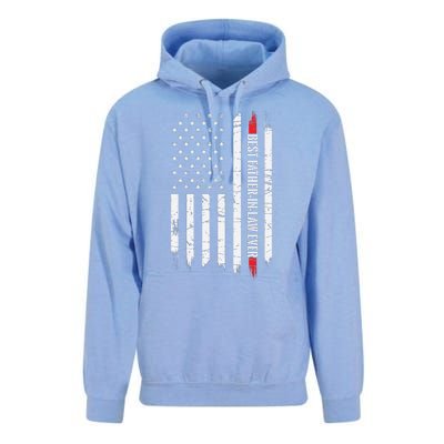 Best Father In Law Ever Us American Vintage Flag Unisex Surf Hoodie