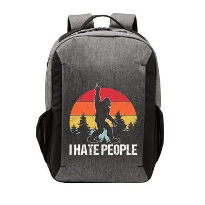 Big Foot I Hate People Middle Finger Sasquatch Vector Backpack